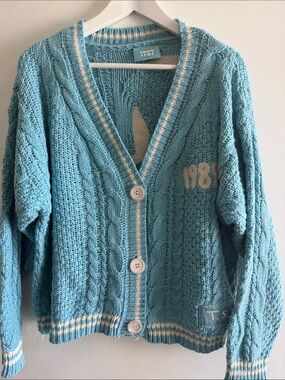 Taylor Swift 1989 Cardigan XS/SM LIKE NEW Authentic Official